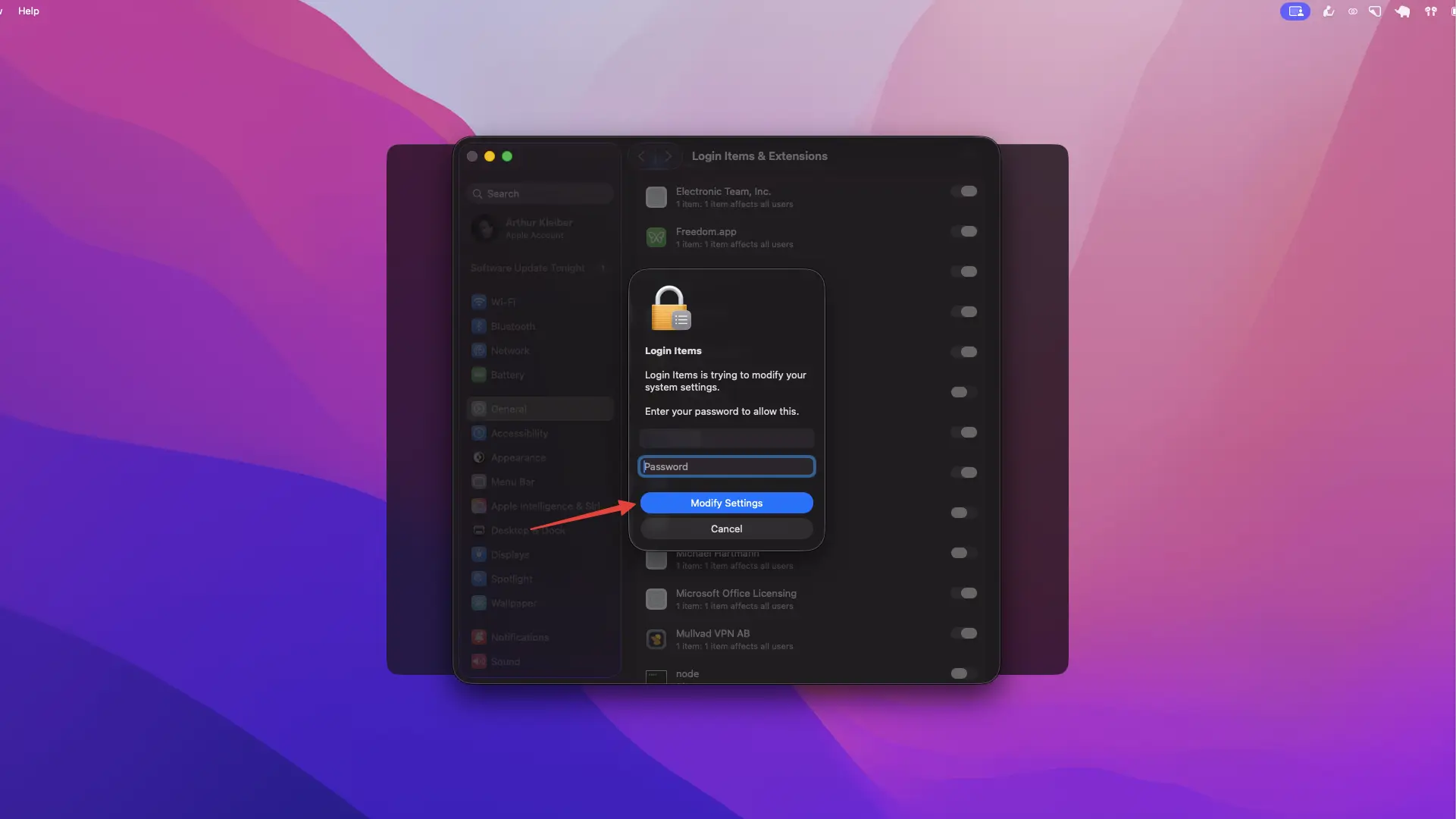 Click on the toggle to enable Hyud to run in background.