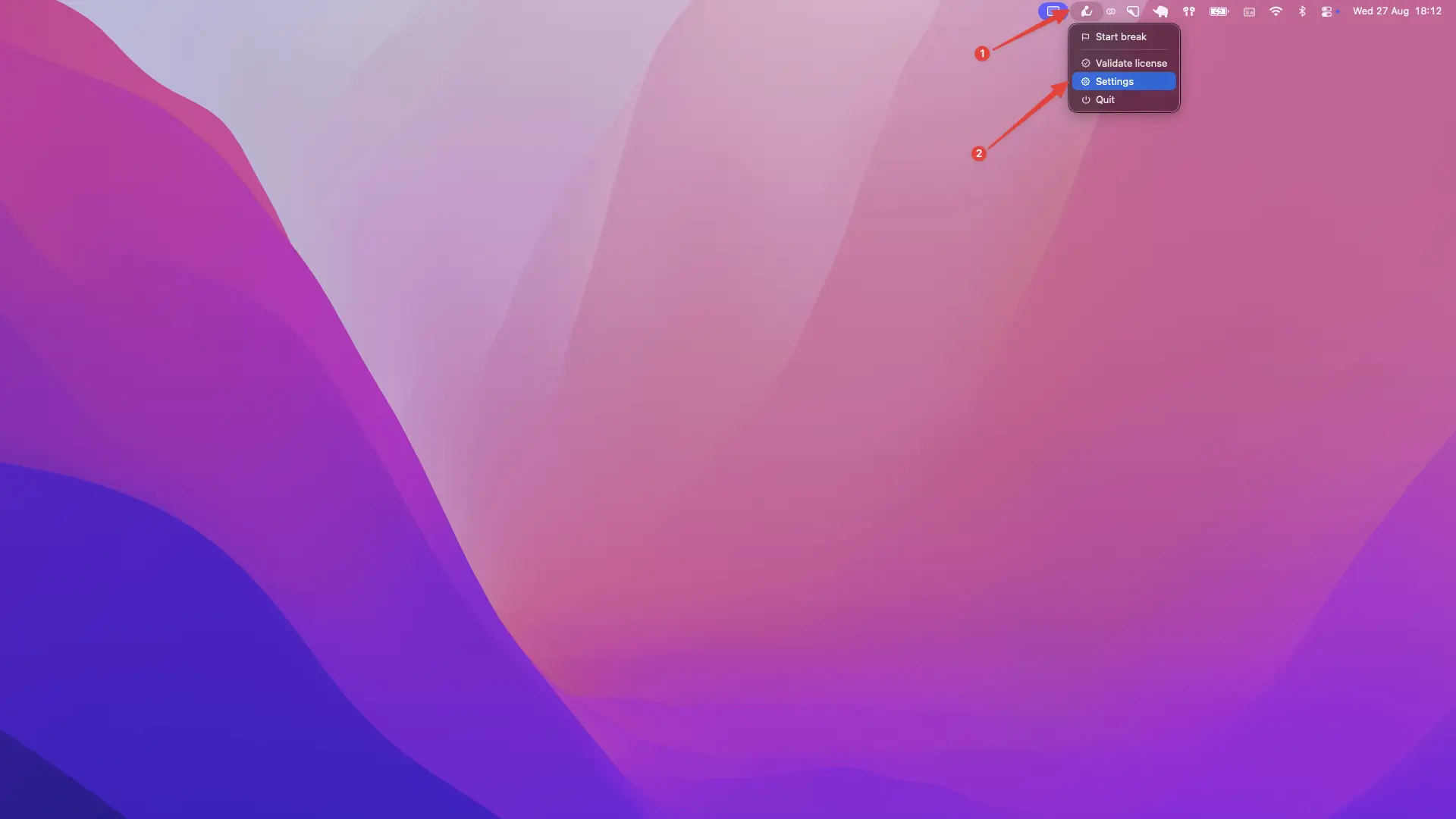 Open Hyud's settings.